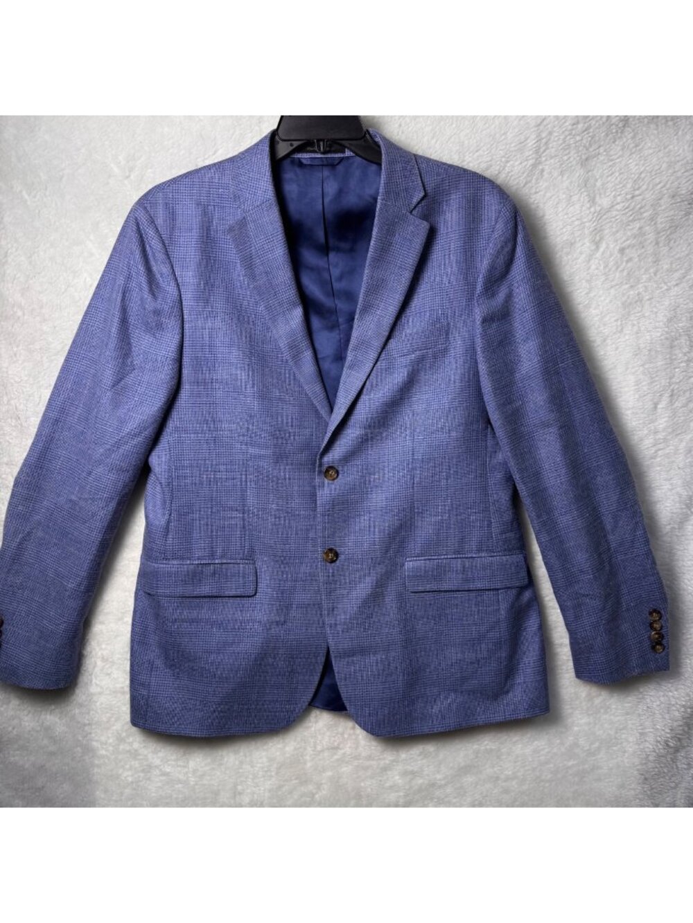 Lauren Ralph Lauren men’s 42R blue plaid Classic Fit Ultraflex Stretch Blazer